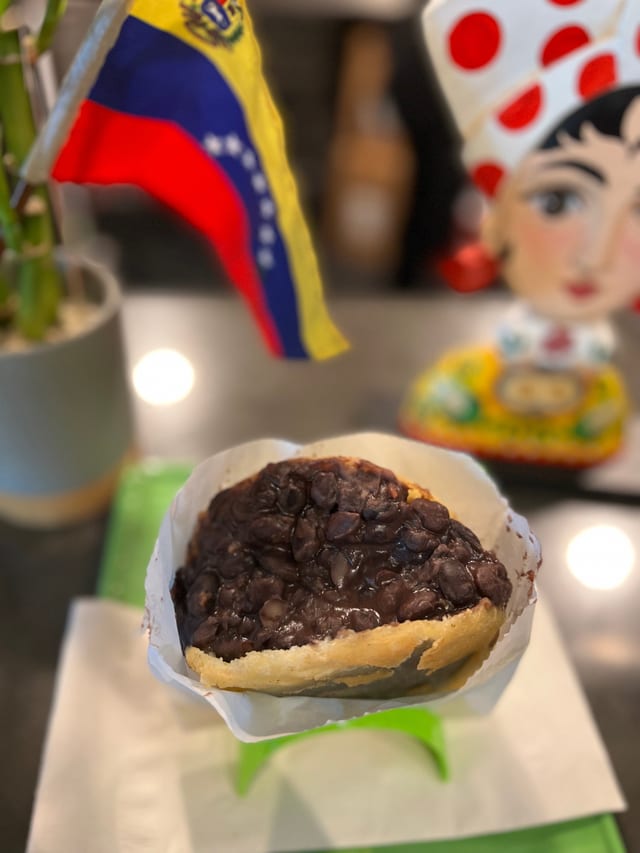Black Bean Arepa.
